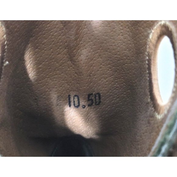 Ariat Brown Green Leather Cowboy Western Boots Mens Size 10.5 Square Toe Rodeo - Picture 10 of 10